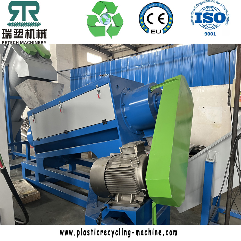 2000 кг / час LDPE наземная сельскохозяйственная пленка LLDPE Stretch Film Пластиковая стиральная машина для переработки